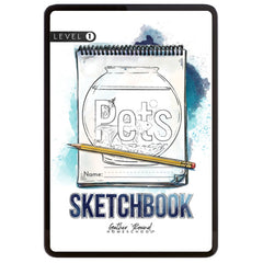 Pets homeschool unit study digital level one sketchbook