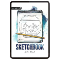 Pets homeschool unit study digital level two sketchbook