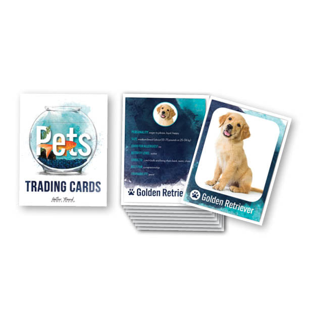 Pets Printed Trading Cards