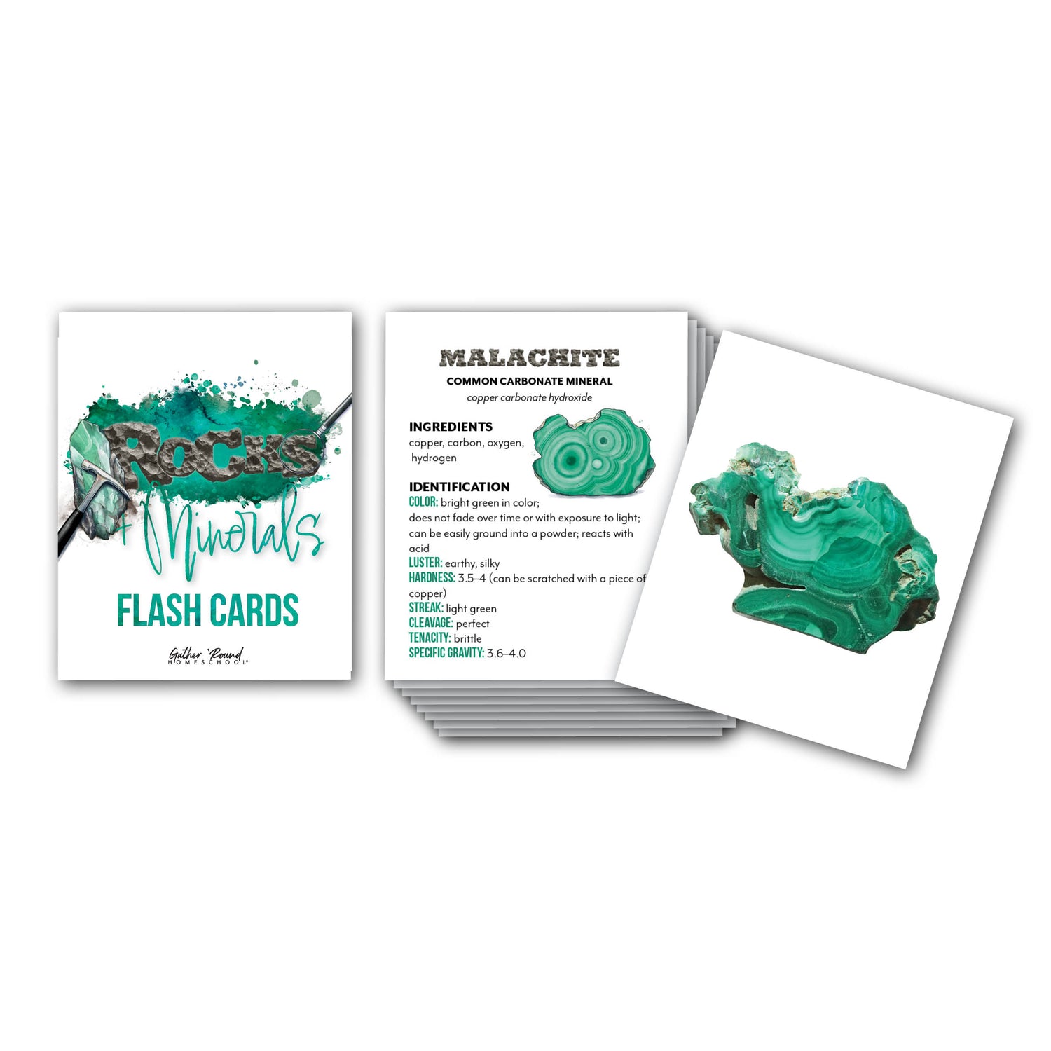 Rocks + Minerals Digital Flashcards