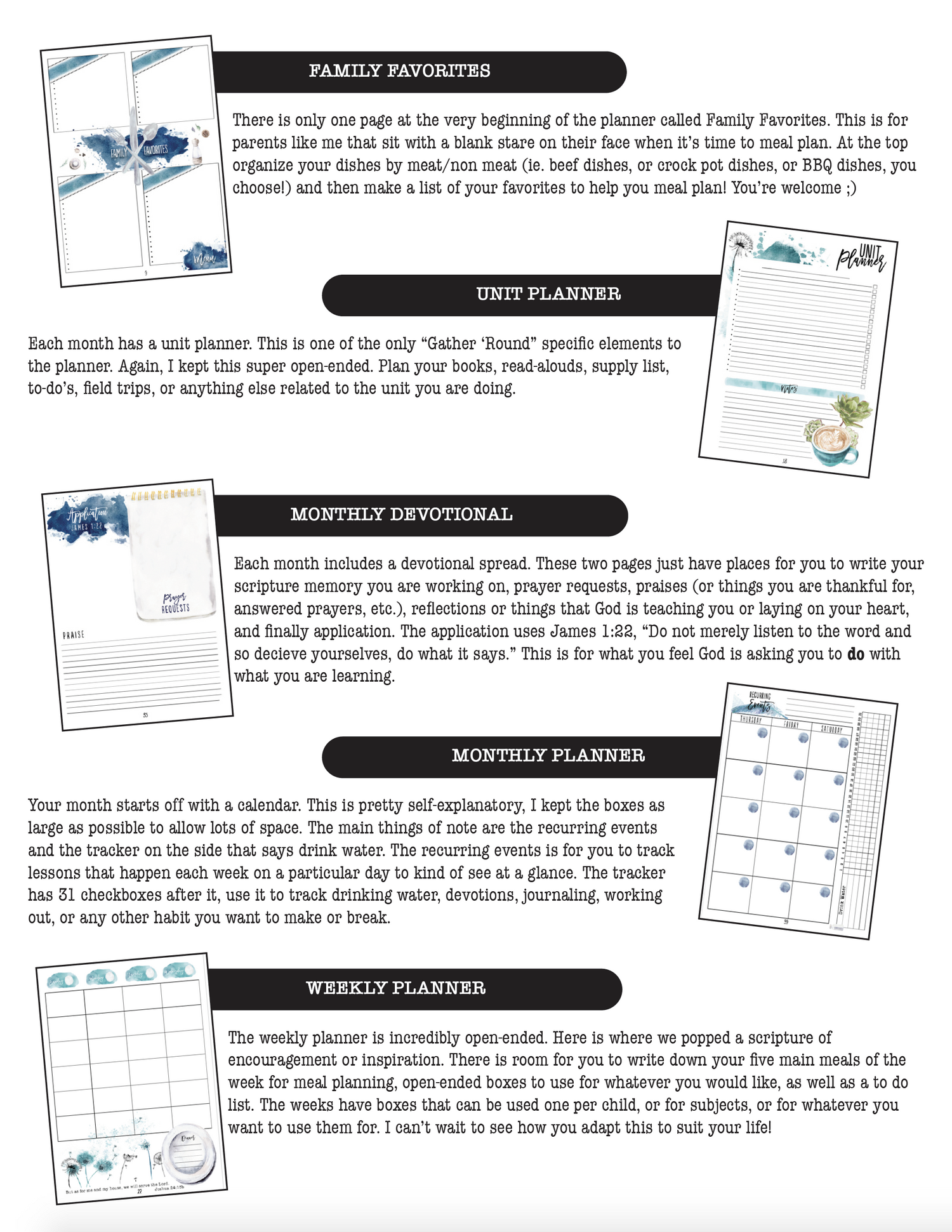Gather 'Round Digital Planner