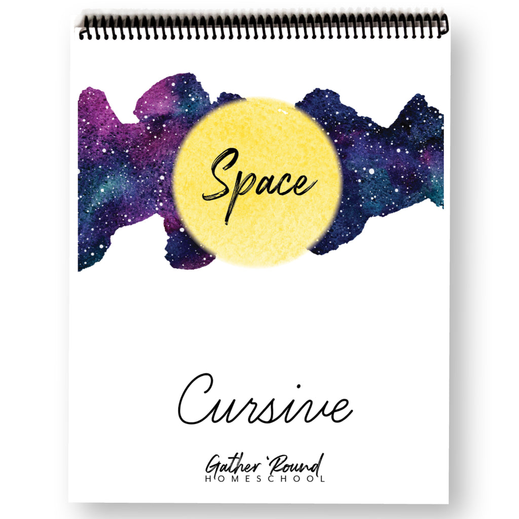Space Cursive Writing Printed Book