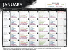 Sports + PE homeschool unit study, digital family fitness plan, companion guide, and family fitness plan January plan 