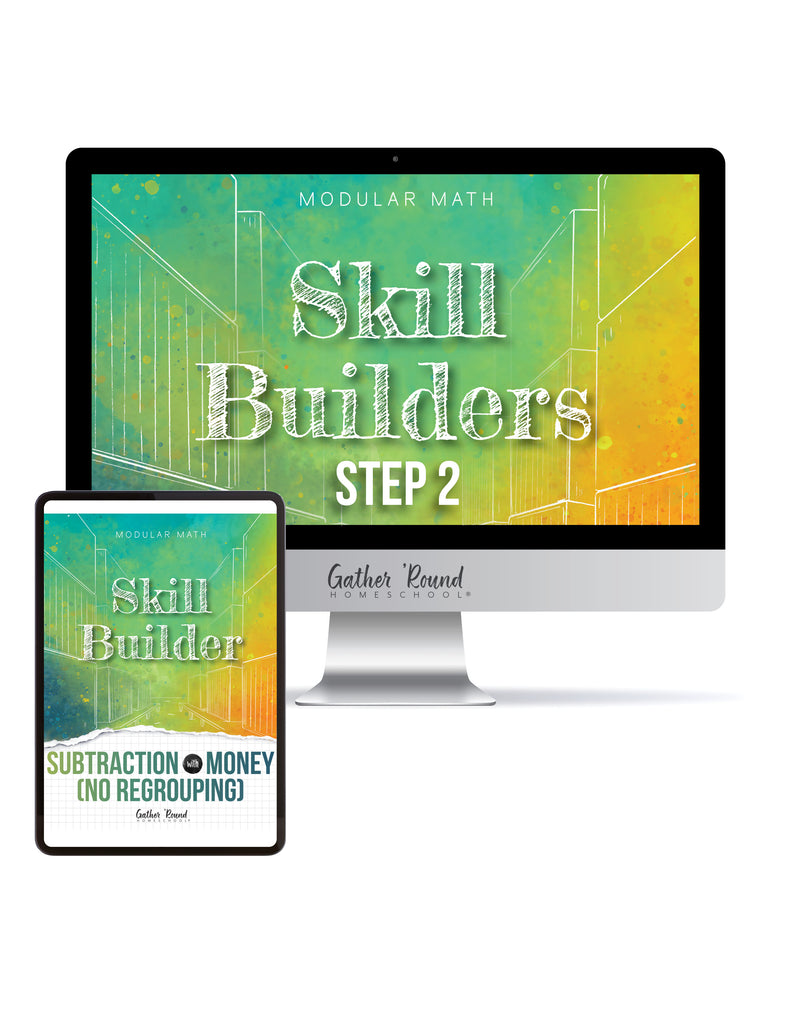 Modular Math: Subtraction Skill Builders