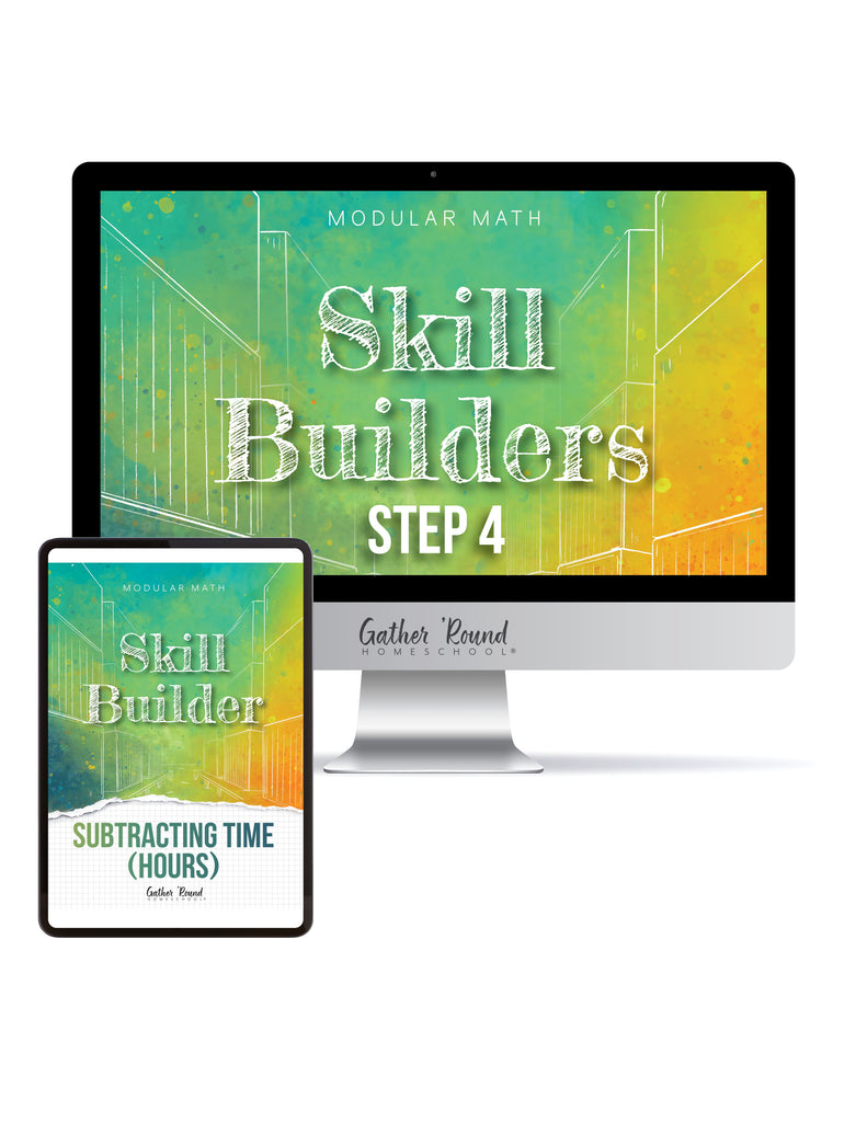 Modular Math: Subtraction Skill Builders