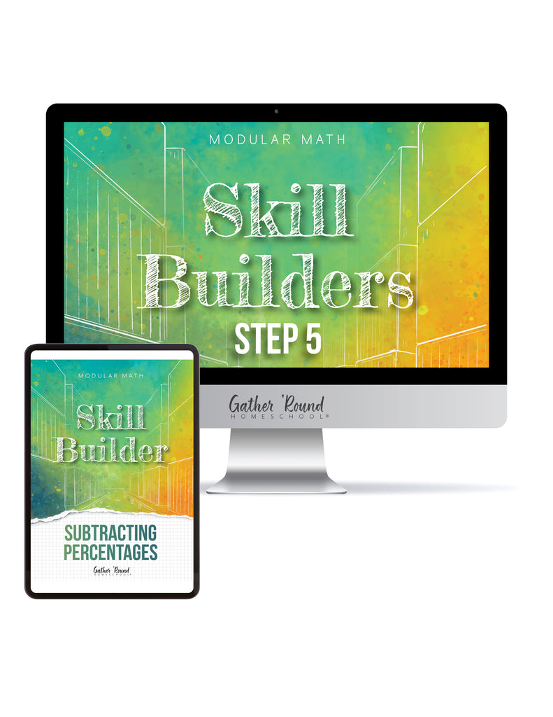 Modular Math: Subtraction Skill Builders