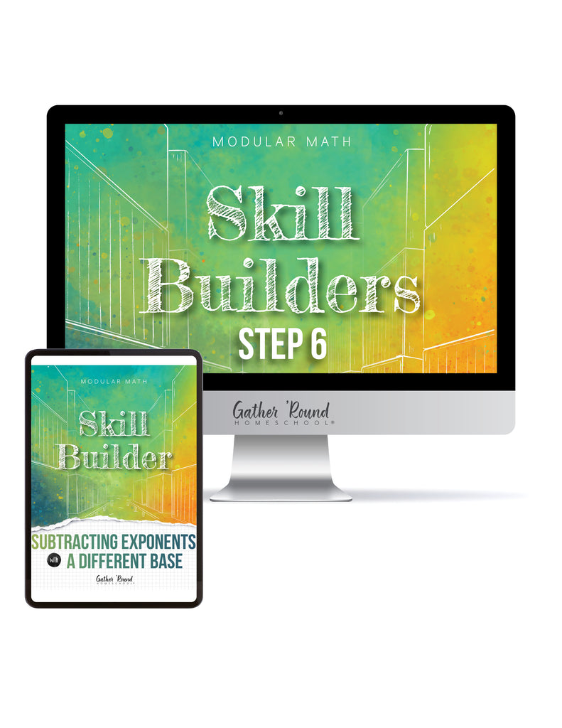 Modular Math: Subtraction Skill Builders