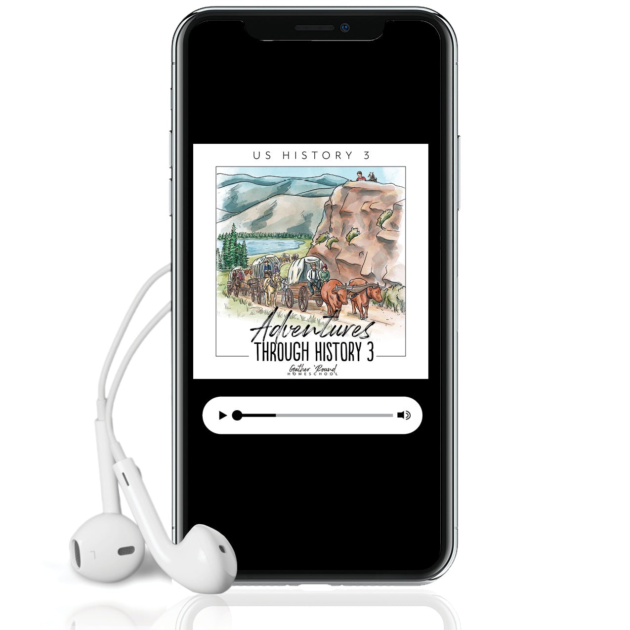US History 3: Growing Identity: 1816-1899 Adventures Though History Homeschool Unit Study Digital MP3 
