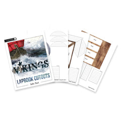 Vikings Homeschool Unit Study Printed/Digital Lapbook Level 2 Cutouts
