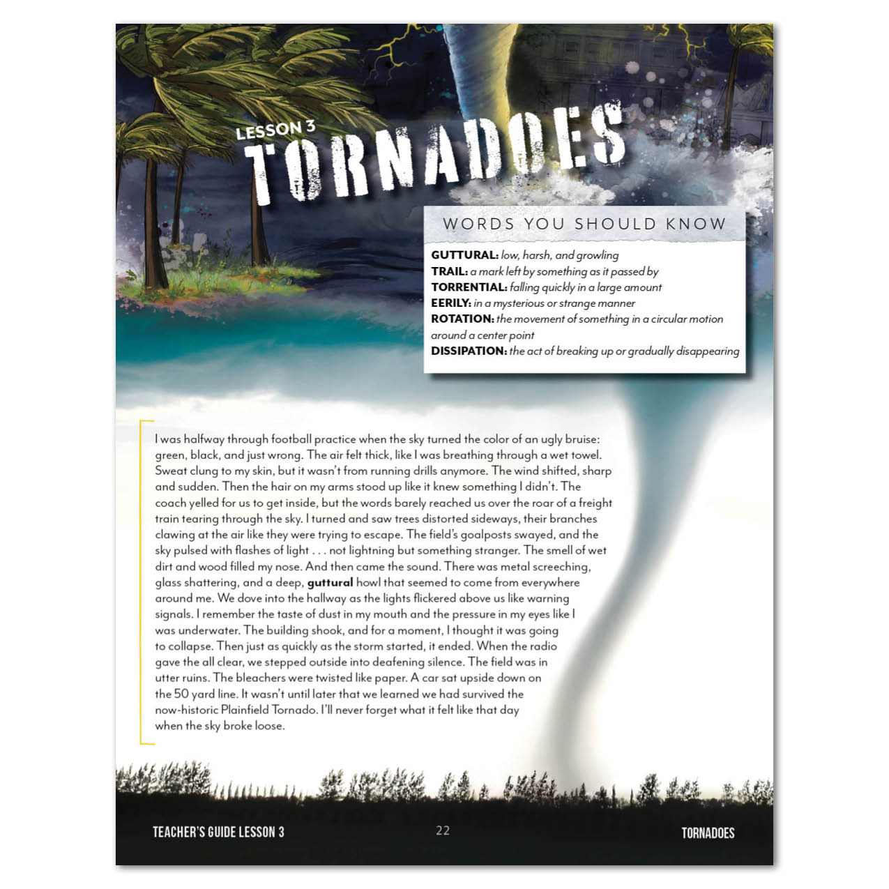 Weather + Natural Disasters Homeschool Unit Study Digital Teacher's Guide Lesson 2 Tornadoes Part 1