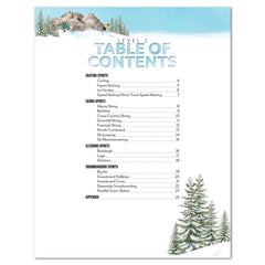 Winter Games Homeschool Unit Study Digital Download Level 2 Student Book Table of Contents