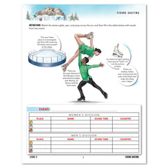 Winter Games Homeschool Unit Study Digital Download Level 2 Student Book Figure Skating
