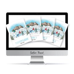 Winter Games Homeschool Unit Study Complete Family Digital Download Bundle 