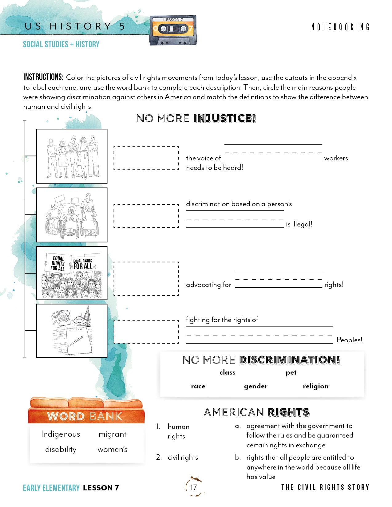 US History 5 Unit (Digital Bundles)