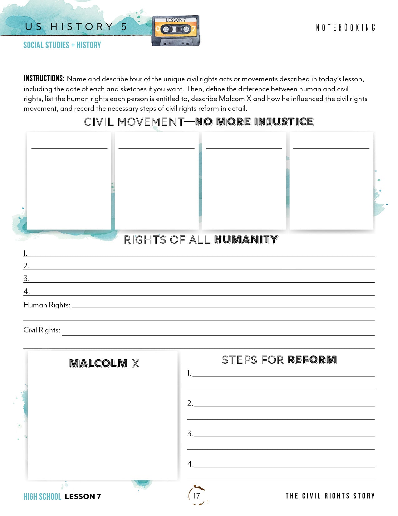 US History 5 Unit (Digital Bundles)