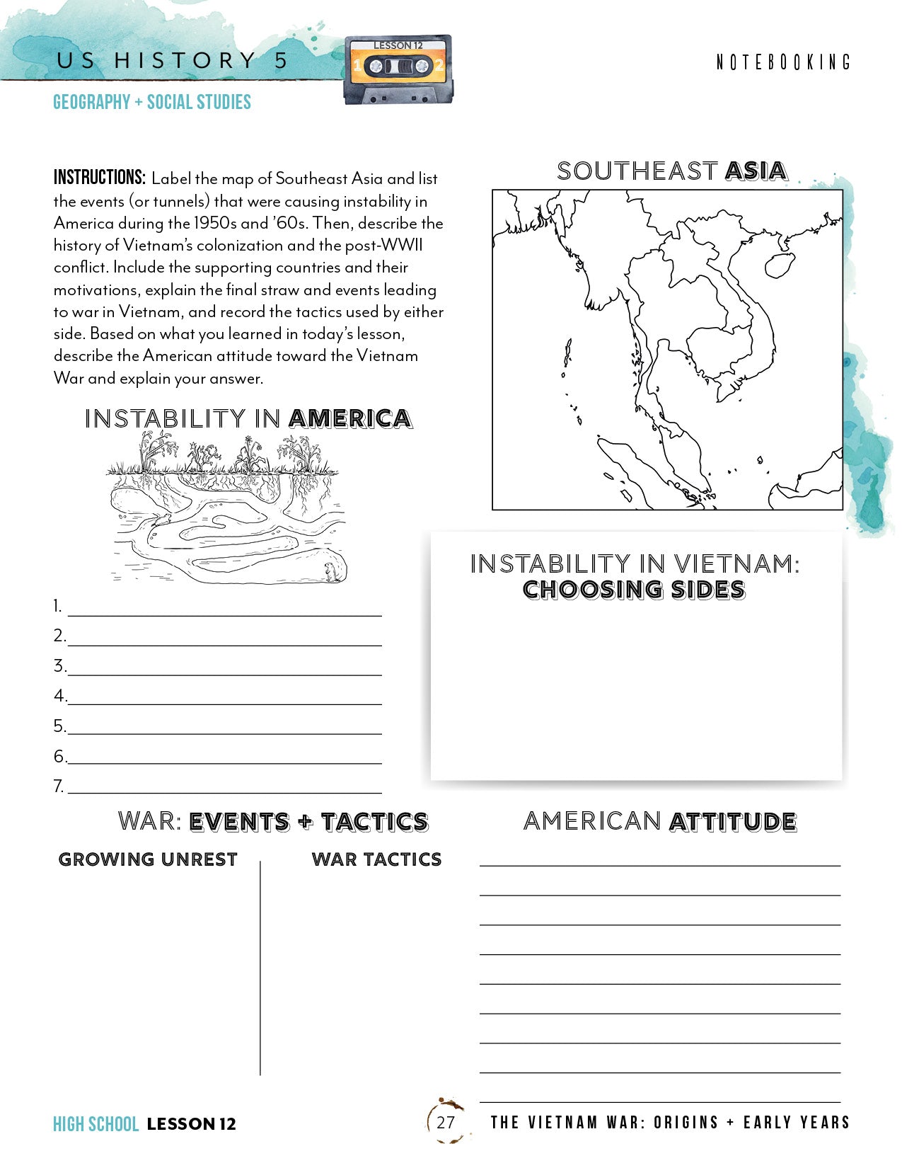 US History 5 Unit (Digital Bundles)