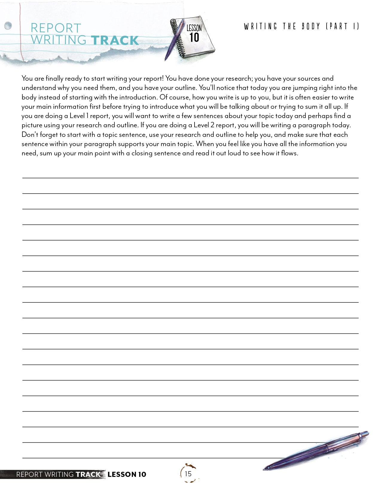 Report Digital Writing Track