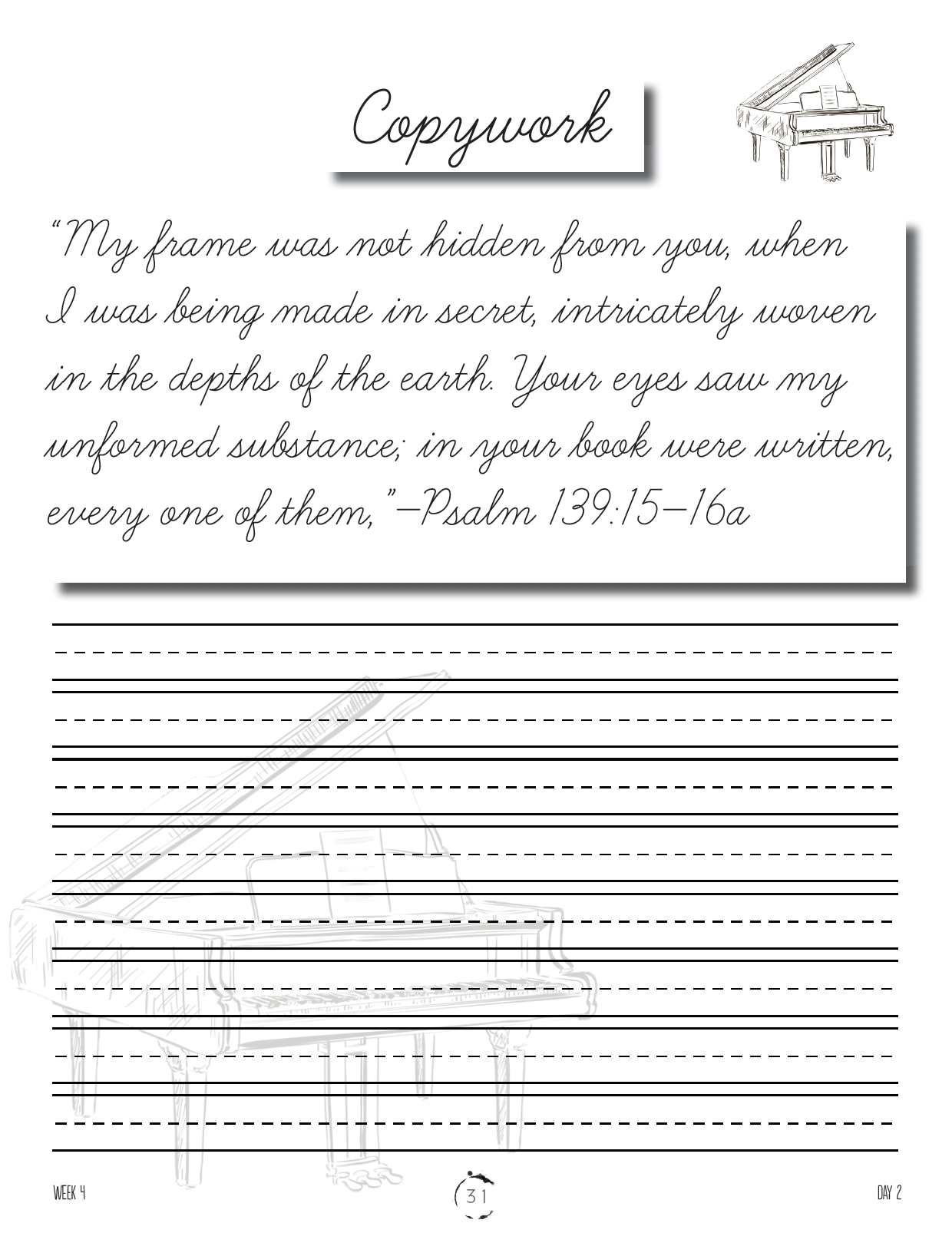 Artists Cursive Writing Book (Digital)
