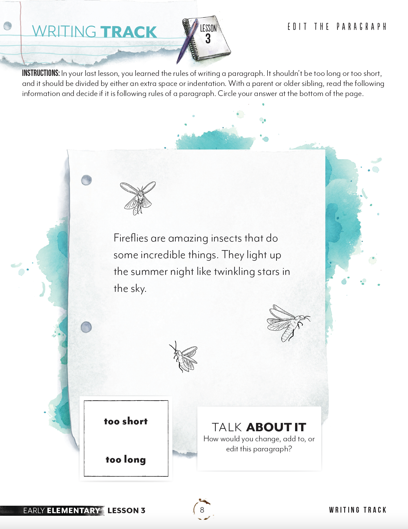Paragraph Digital Writing Track