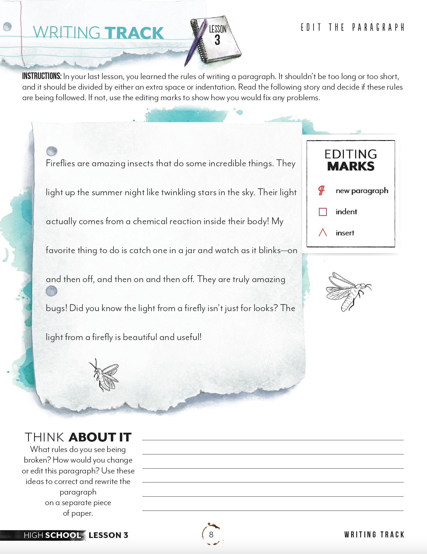 Paragraph Digital Writing Track