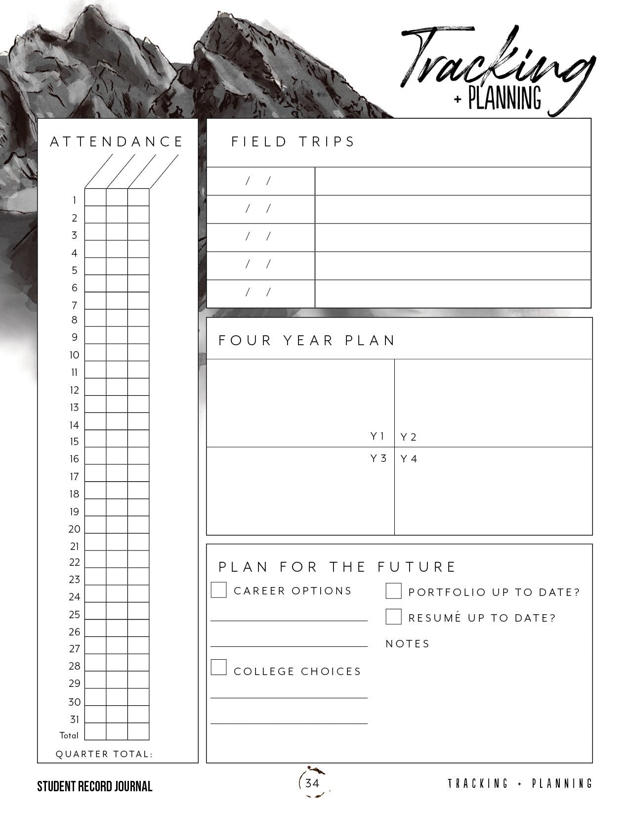 Student Tracker Digital Journal