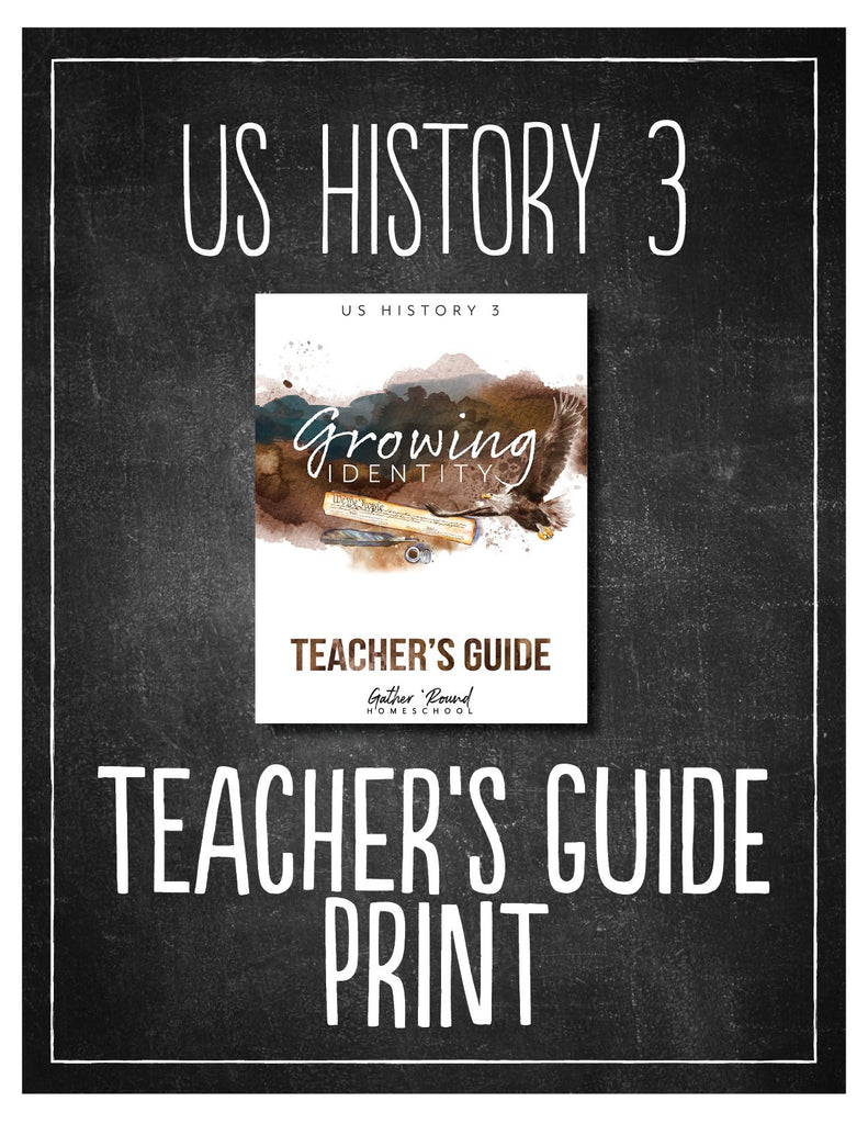 US History 3 Mini Unit Teacher's Guide (HARD COPY)