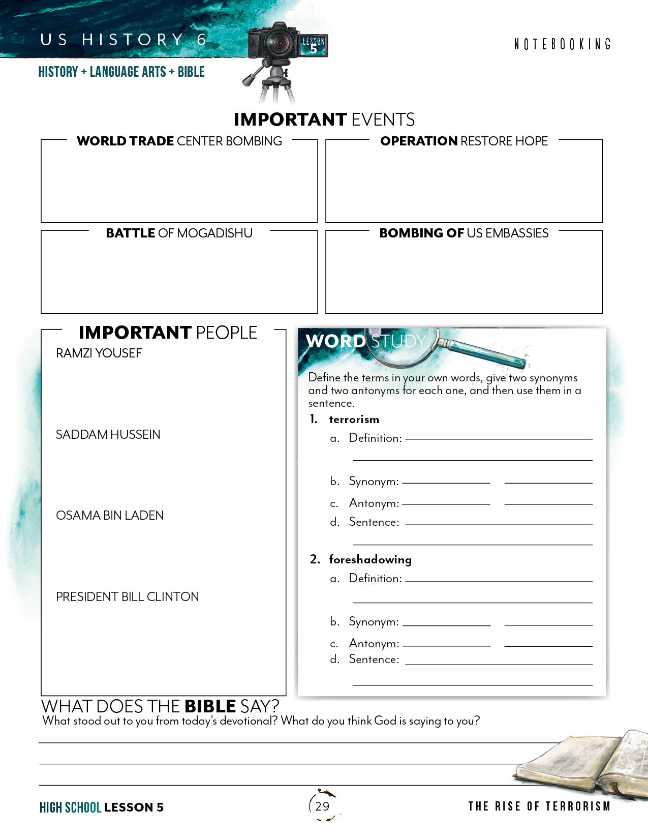 US History 6 Unit (Digital Bundles)